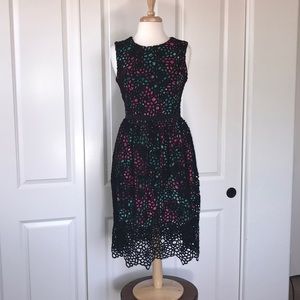 Anthropologie wolven terrace lace sheath dress